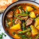 Instant Pot Vegetable Beef Soup Recipe