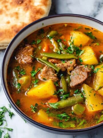 Instant Pot Vegetable Beef Soup Recipe