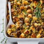 Sausage Stuffing with Herbs and French Bread Recipe