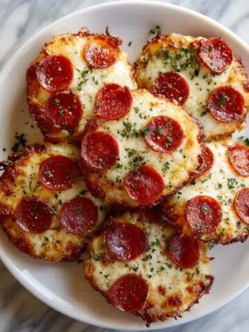 Mini Crescent Roll Pizzas with Pepperoni and Cheese Recipe