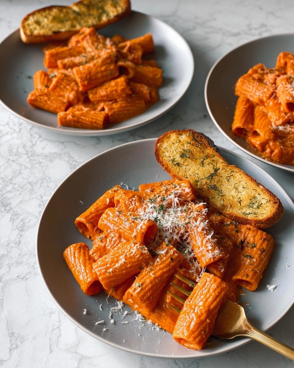 Smooth Rigatoni Without Ridges Easy Creamy Tomato Pasta - Cozy & Flavorful Weeknight Dinner