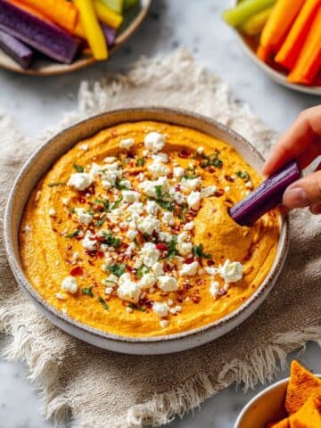 Spicy Roasted Red Pepper Feta Dip Recipe