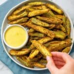 Crispy Air Fryer Okra with Italian Seasoning Recipe