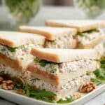 Chicken Salad Sandwiches with Walnuts and Dill Recipe