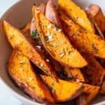Crispy Air Fryer Sweet Potato Wedges Recipe