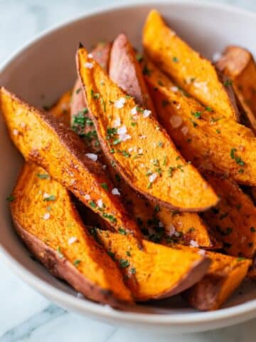 Crispy Air Fryer Sweet Potato Wedges Recipe