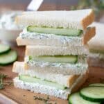 Cucumber Sandwiches with Fresh Dill and Chives Recipe