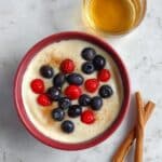 Creamy Semolina Porridge with Cinnamon and Honey Recipe