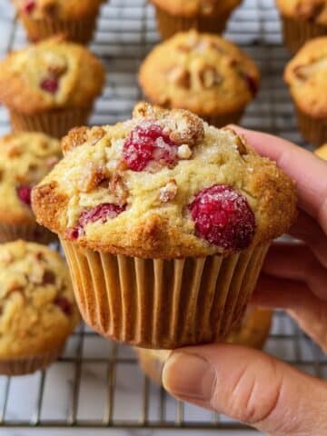 Gluten-Free Raspberry White Chocolate Chip Muffins Recipe