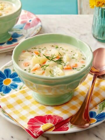 Creamy Cauliflower Soup with Sour Cream Recipe