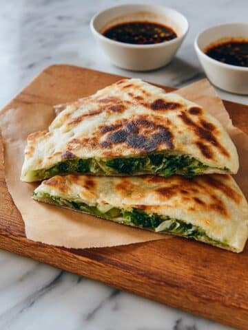 Chive Egg Pockets Recipe