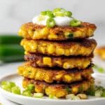 Cheddar Jalapeño Corn Fritters Recipe