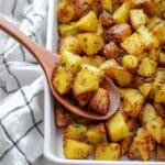Crispy Garlic Herb Roasted Potatoes Recipe