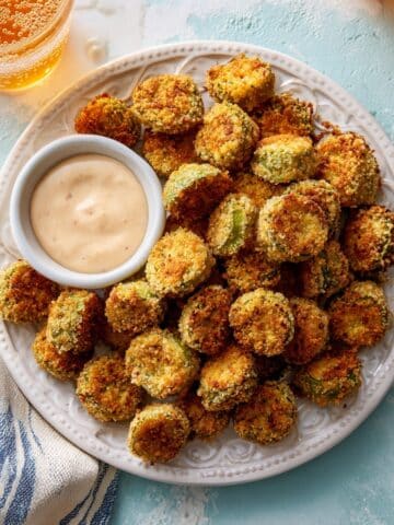Smashed Oven-Fried Okra Recipe