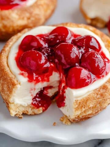Easy Cherry Cream Cheese Crescent Rolls Danish Recipe