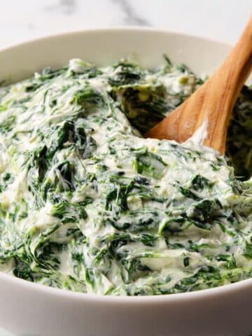 Steakhouse Creamed Spinach Recipe