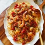 Easy Shrimp Scampi with Cherry Tomatoes and Angel Hair Pasta Recipe