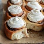Brioche Cinnamon Rolls with Cream Cheese Frosting Recipe