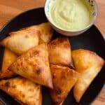 Crispy Beef Taco Cones with Cilantro Jalapeño Yogurt Sauce Recipe