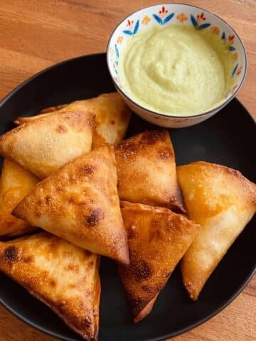 Crispy Beef Taco Cones with Cilantro Jalapeño Yogurt Sauce Recipe