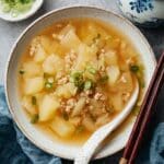 Braised Winter Melon with Ground Chicken Recipe
