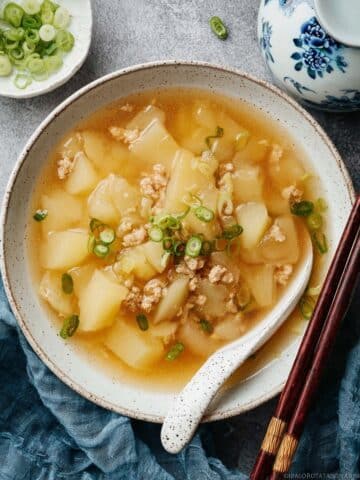 Braised Winter Melon with Ground Chicken Recipe