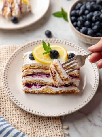 Blueberry Lemon Icebox Cake Recipe