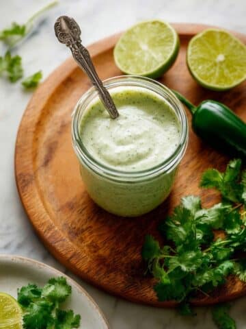Cilantro Lime Sauce Recipe