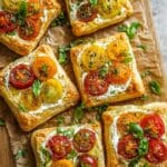 Tomato Tartlets with Puff Pastry Recipe