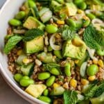 Skillet Charred Corn and Edamame Salad Recipe