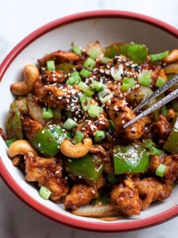Easy Keto Cashew Chicken Recipe