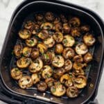 Air Fryer Parmesan Garlic Mushrooms Recipe