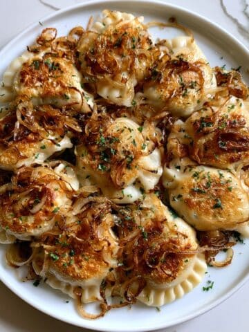 Classic Polish Pierogi with Potatoes and Cheese Recipe