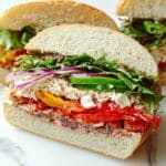 Chicken and Goat Cheese Pan Bagnat Recipe
