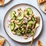 Dilly White Bean Cucumber Salad Recipe