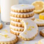 Lemon Shortbread Cookies Recipe