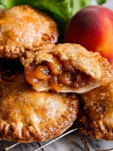 Salted Caramel Peach Hand Pies Recipe