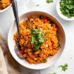One Pot Vegan Mexican Rice Recipe