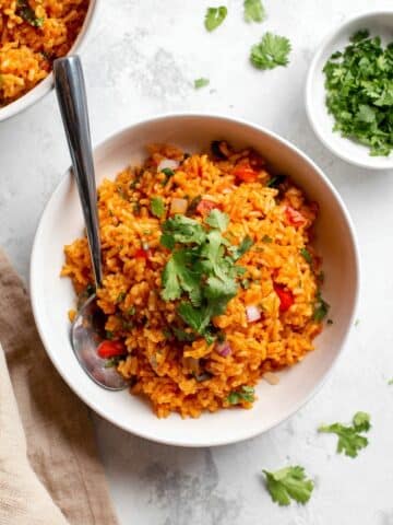 One Pot Vegan Mexican Rice Recipe