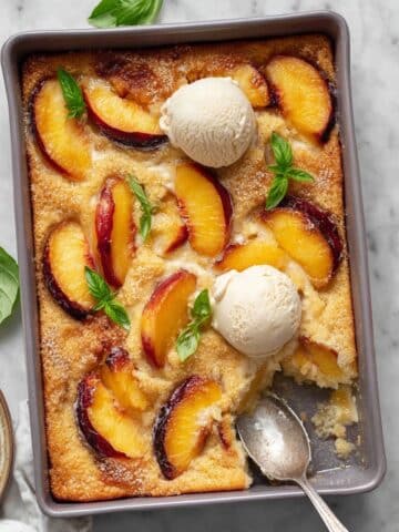 Peach Cobbler with Cake Mix Recipe