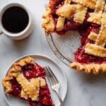 Tart Cherry Pie Made With Frozen Cherries Recipe