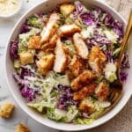 Caesar Slaw with Crispy Baked Chicken Tenders Recipe