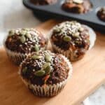 Morning Glory Muffins with Sprouted Spelt Flour Recipe
