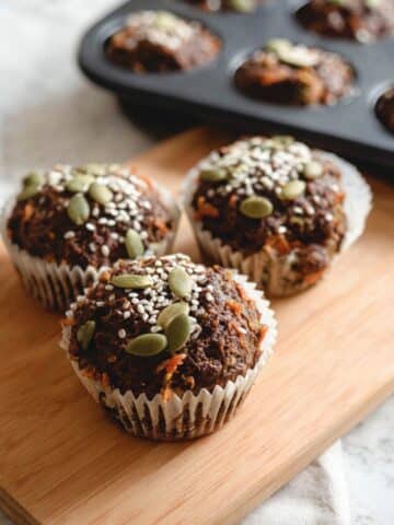 Morning Glory Muffins with Sprouted Spelt Flour Recipe