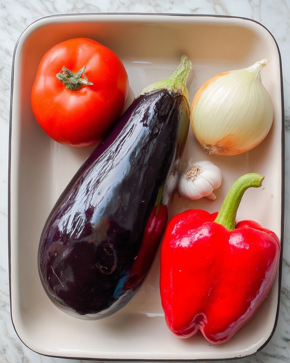 The image shows two roasted peppers on a clear plastic surface placed over a white marbled texture. The top pepper is dark brown and shiny with a smooth, wrinkled texture, while the bottom pepper is bright red with wrinkled skin and some visible seeds at its open side. The peppers look soft and cooked, with the red pepper showing some darker char marks. Photo taken with an iphone --ar 4:5 --v 7