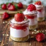 No Bake Strawberry Cheesecake Cups Recipe