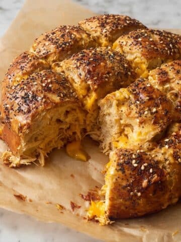 Cheesy Chicken Hawaiian Slider Bake Recipe