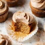 Brown Butter Vanilla Cupcakes with Chocolate Frosting Recipe