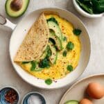 High-Protein Spinach Avocado Egg Wrap Recipe