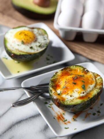 Avocado Eggs in the Air Fryer Recipe